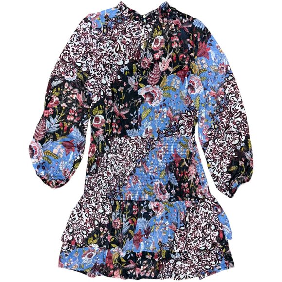 EUC Women's FIGEROA & FLOWER‎ Drop Waist Paisley Chiffon Dress | Size L - Picture 4 of 10